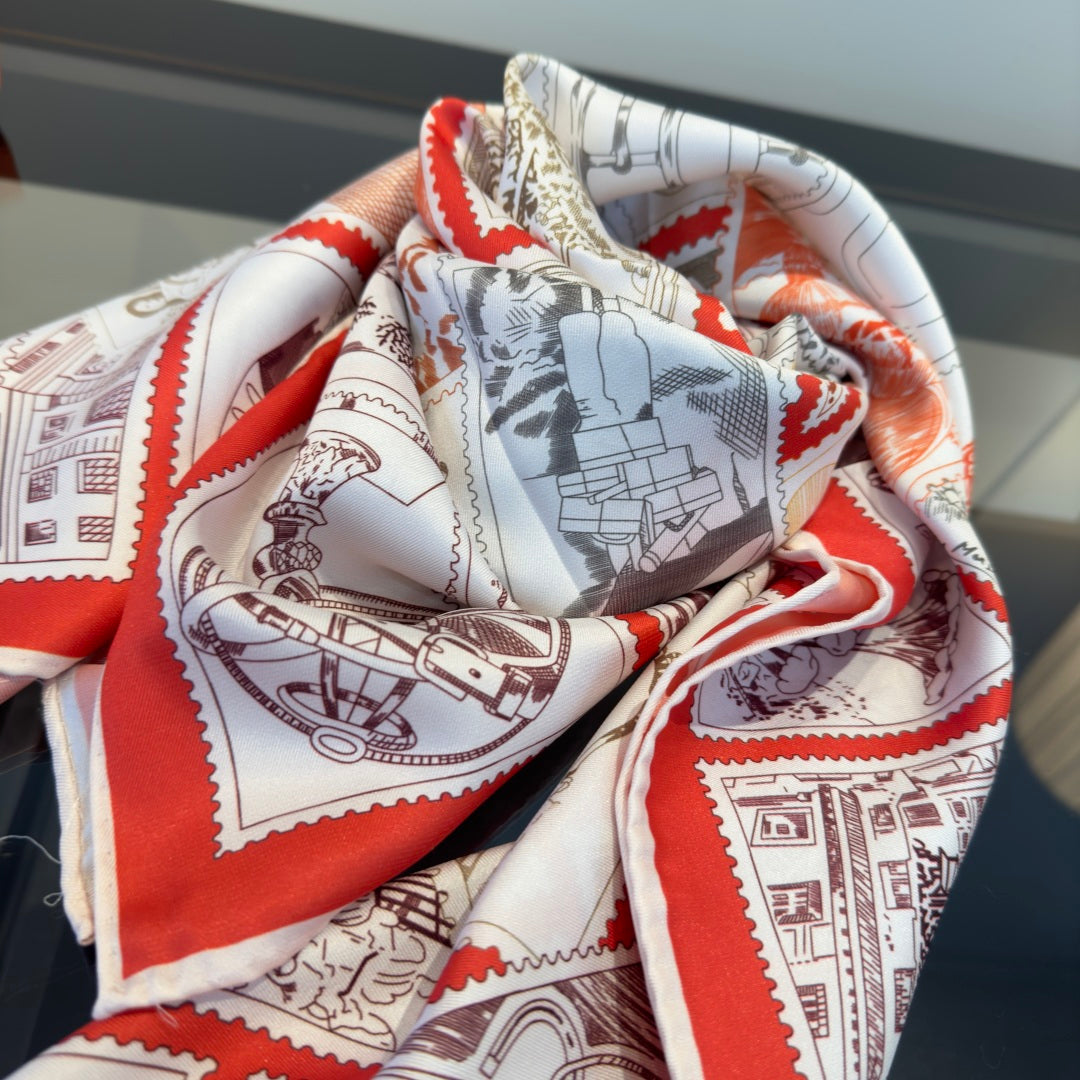 W1N46H34 Popular Silk Scarve
