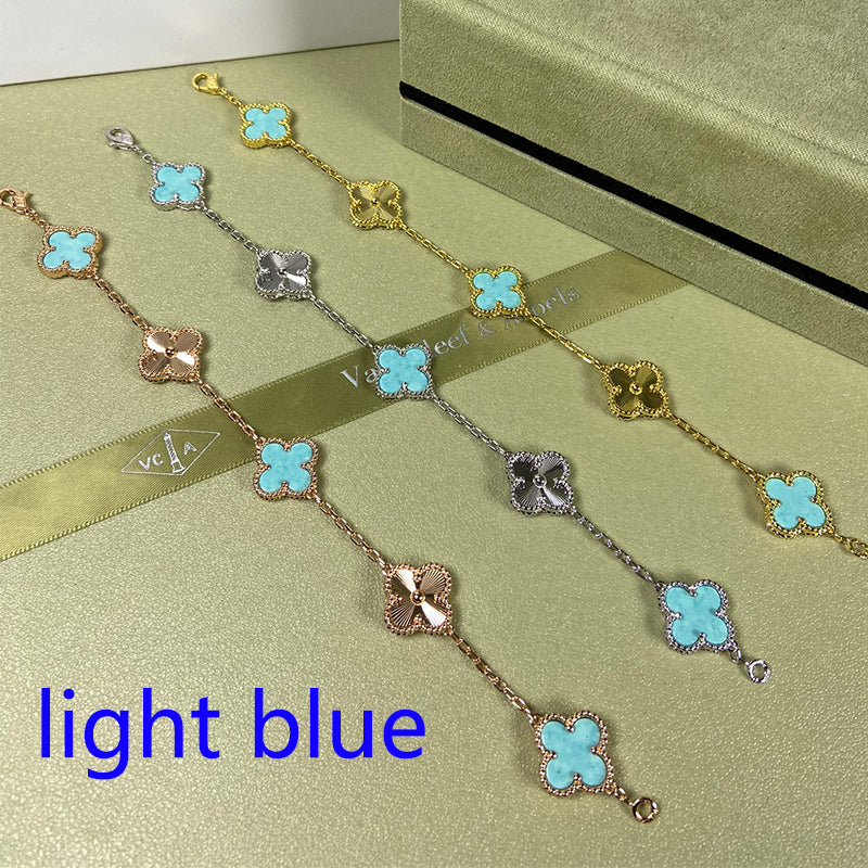 X5X94VA181K  Popular bracelets  5 flowers normal size1.5cm flower