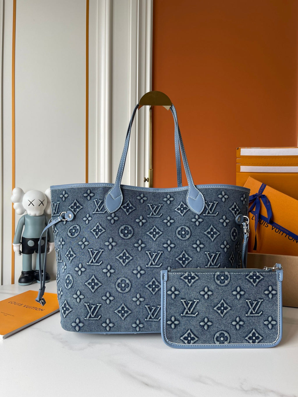 B1P46E90 Popular denim material bag