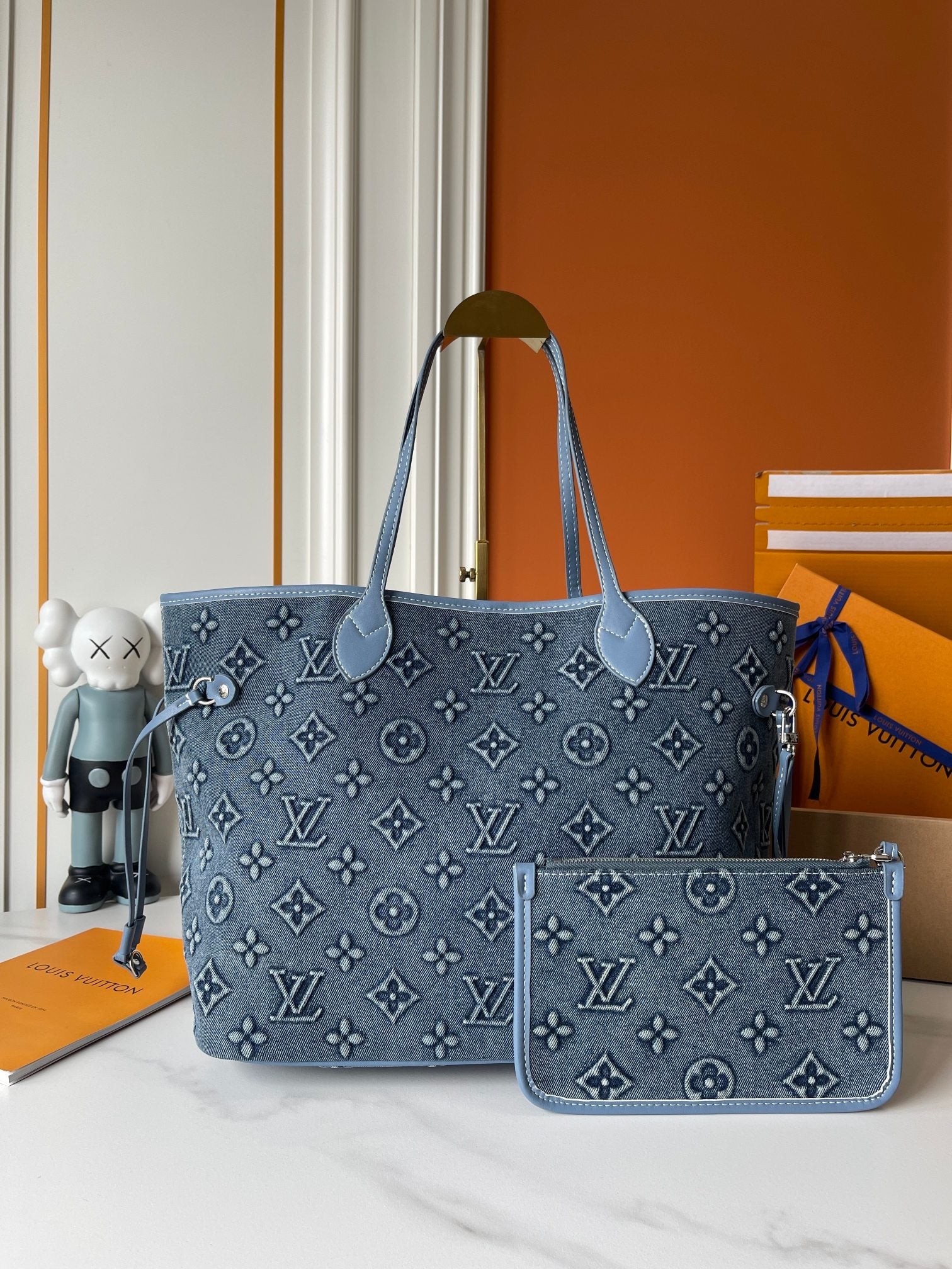 B1P46E90 Popular denim material bag