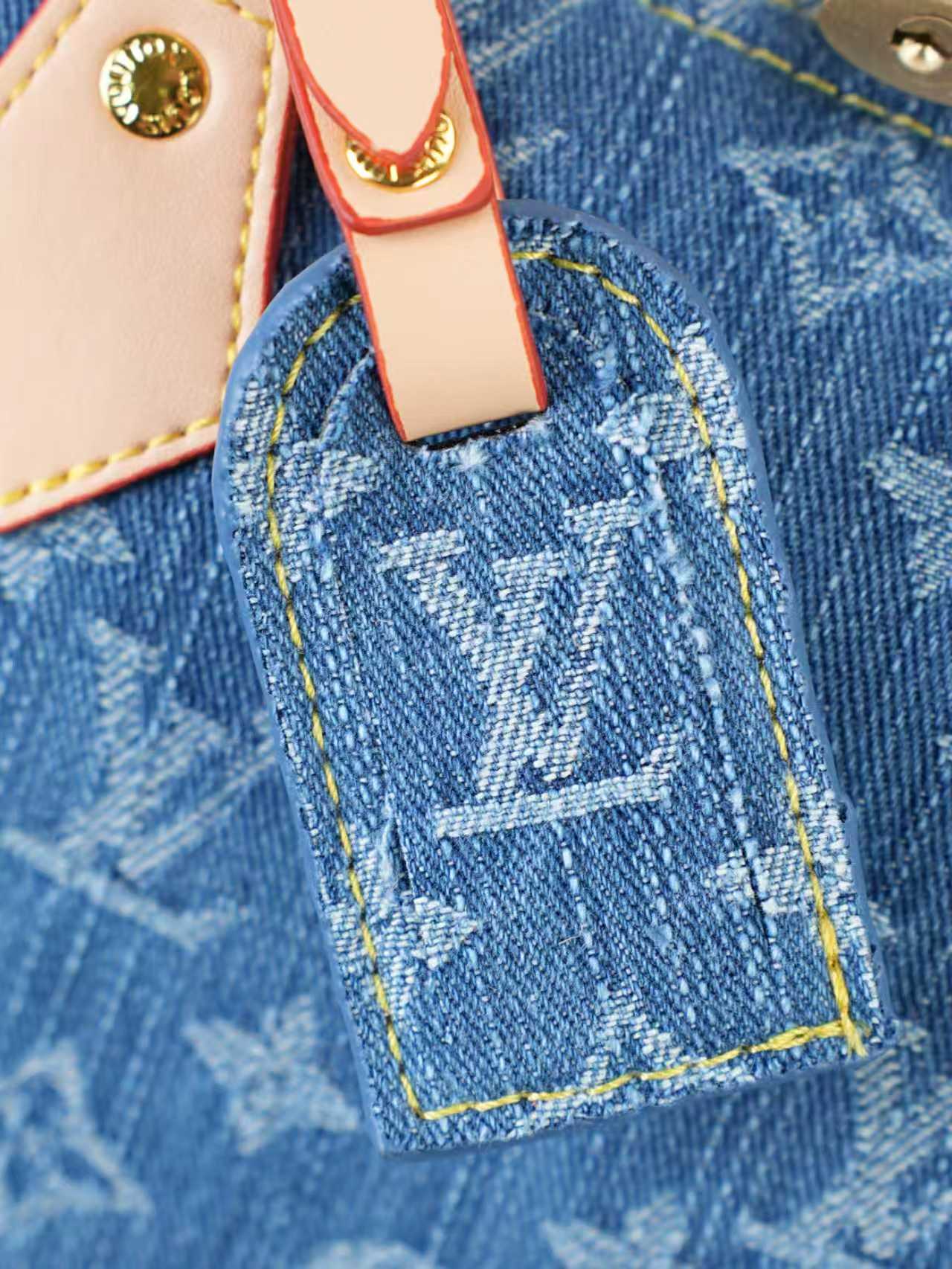 B1R46E1 Popular denim cloth luggage bag