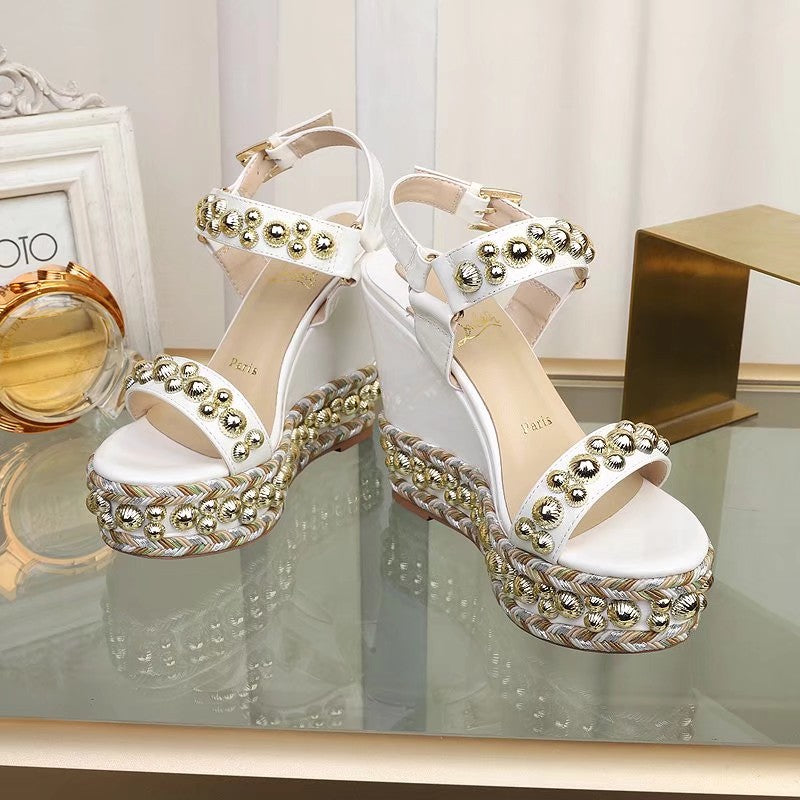 Z2ZA48 Popular leather High heels 12cm heel