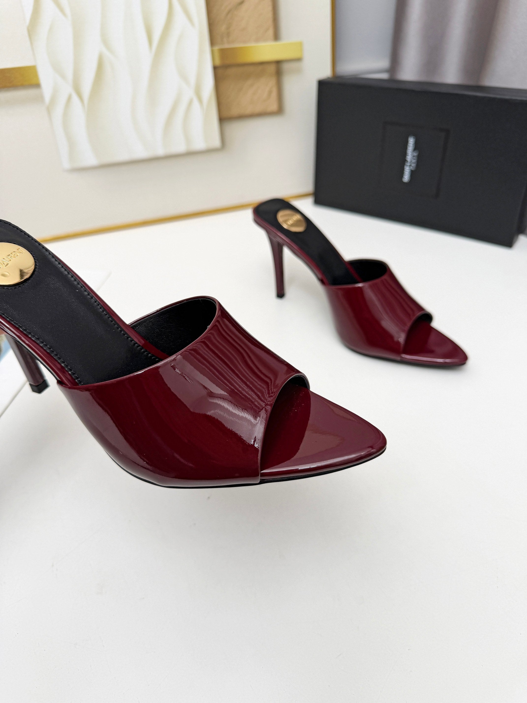 Z2P36SL6 Popular high-quality leather Shoes(heel-height 9cm)