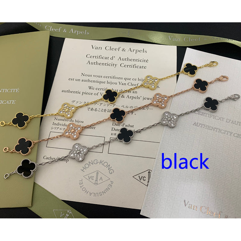 X5X53VA179K  Popular bracelets 5 flowers normal size1.5cm flower