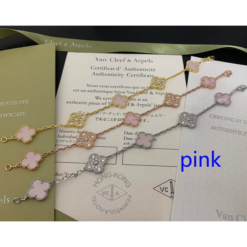 X5X53VA179K  Popular bracelets 5 flowers normal size1.5cm flower