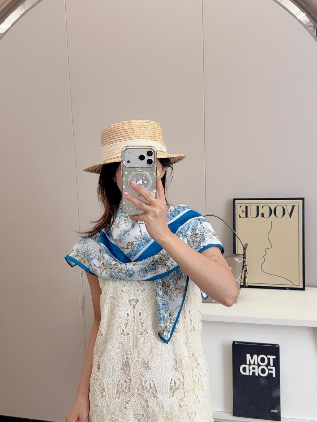 W1N36D17 Popular Silk Scarve
