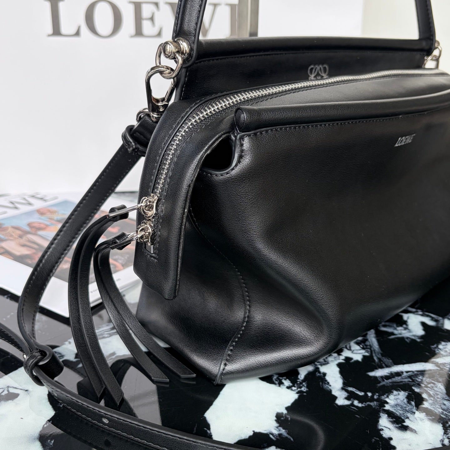 B1R66A15 Popular leather bag