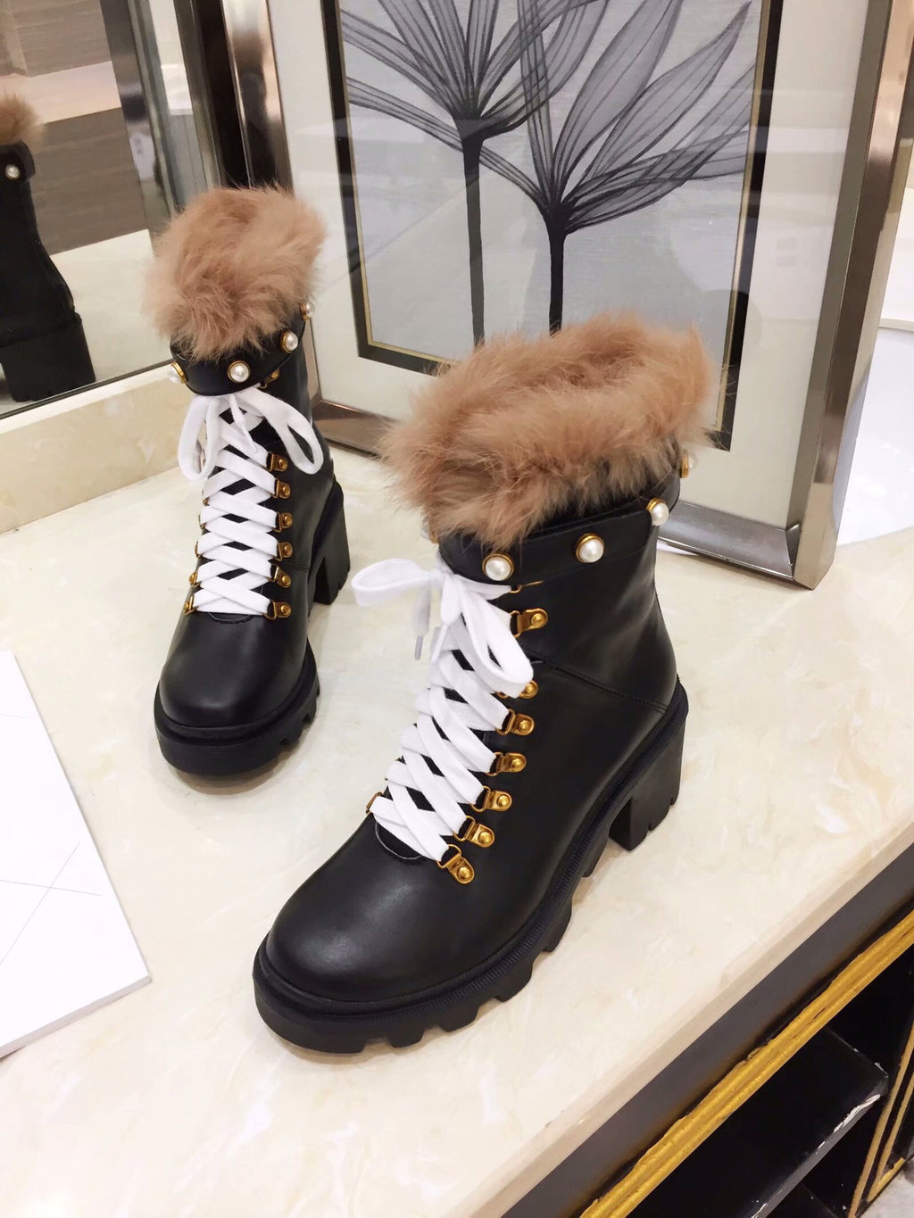 Z2XB203 Popular leather boot (top layer leather lining)