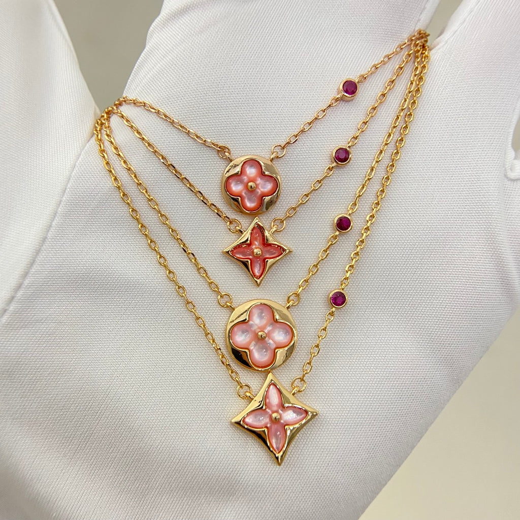 X5N76E22X Popular Necklaces（A set of two items)