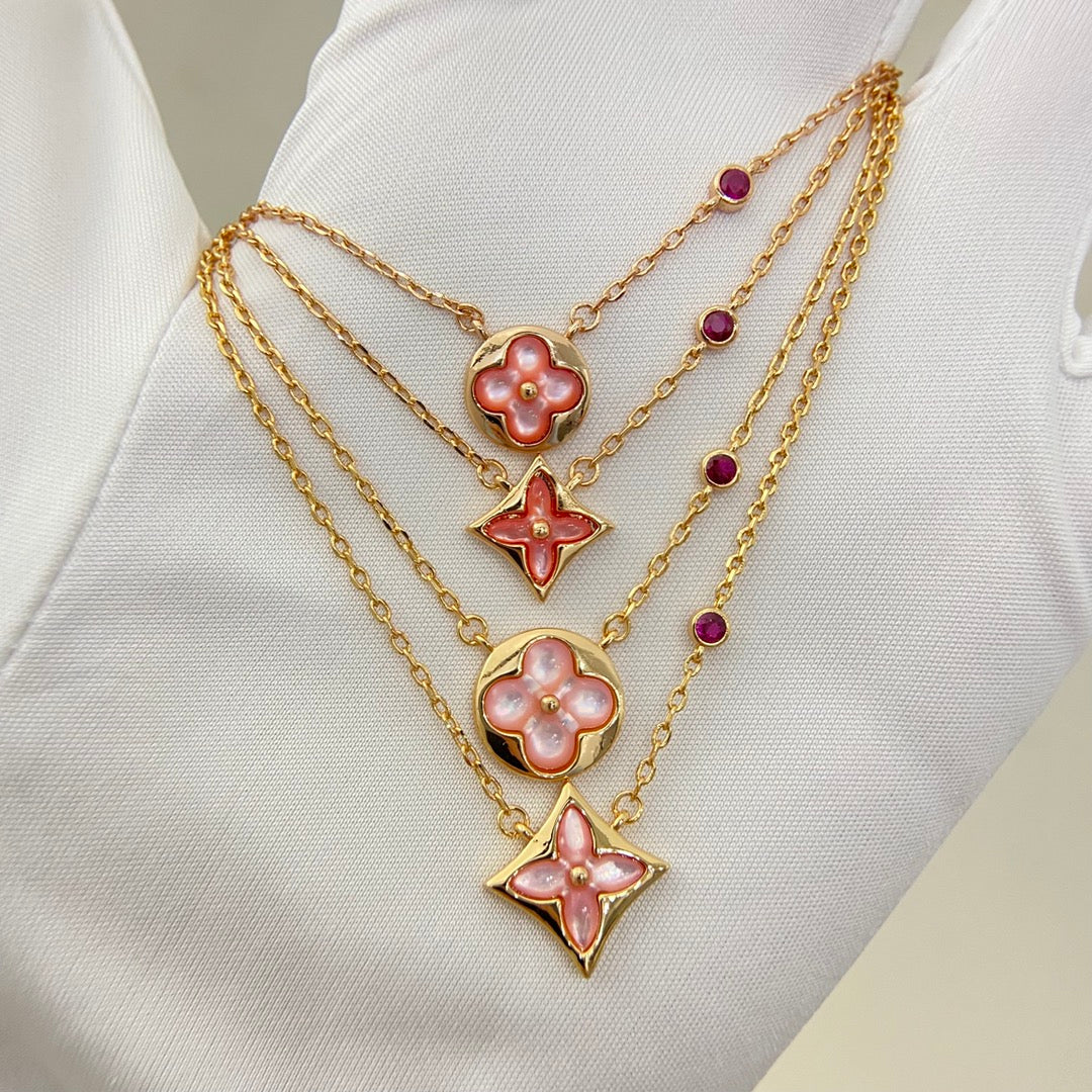 X5N76E22X Popular Necklaces（A set of two items)