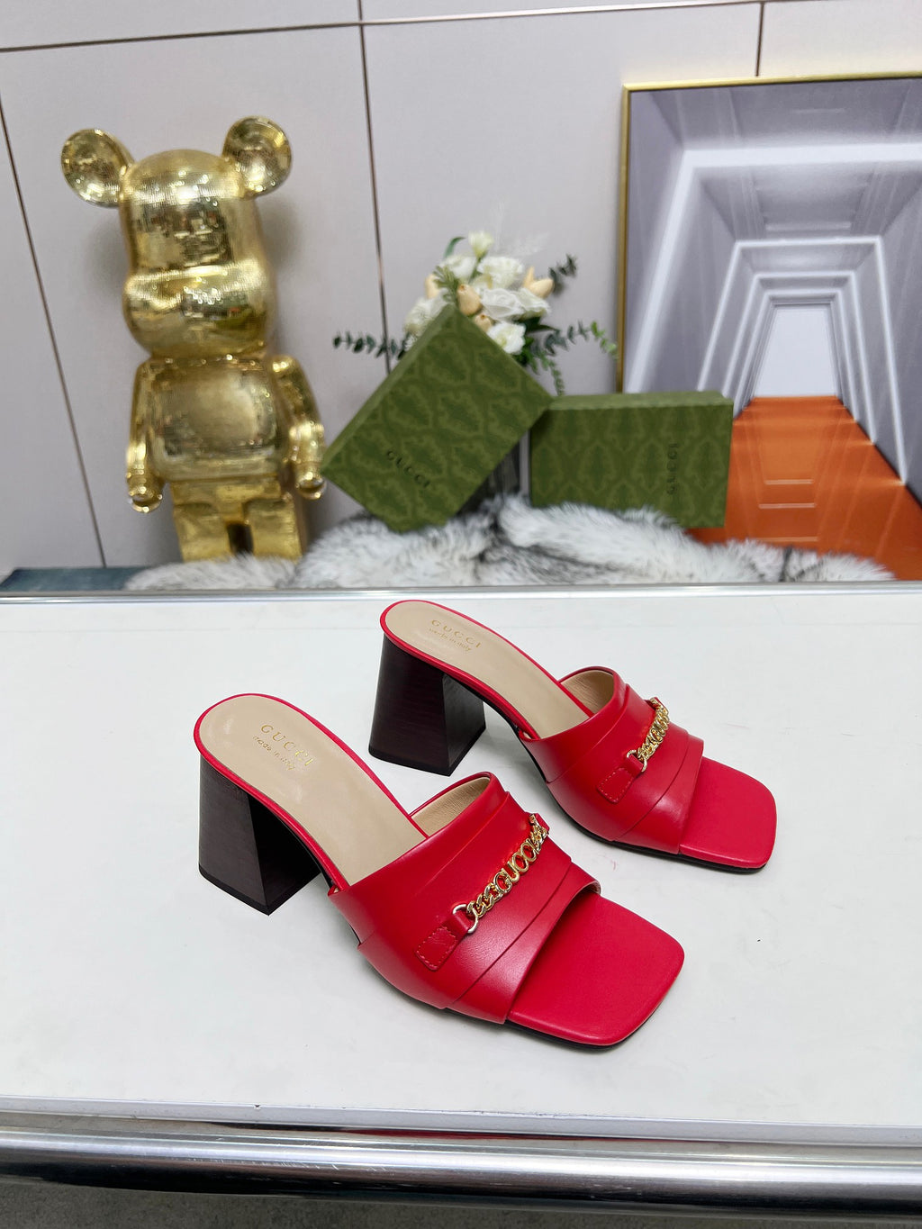 Z2N75B11  Popular leather High heels