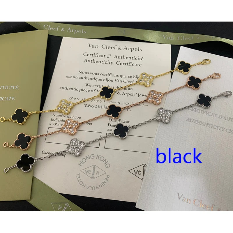 X5X53VA179K  Popular bracelets 5 flowers normal size1.5cm flower