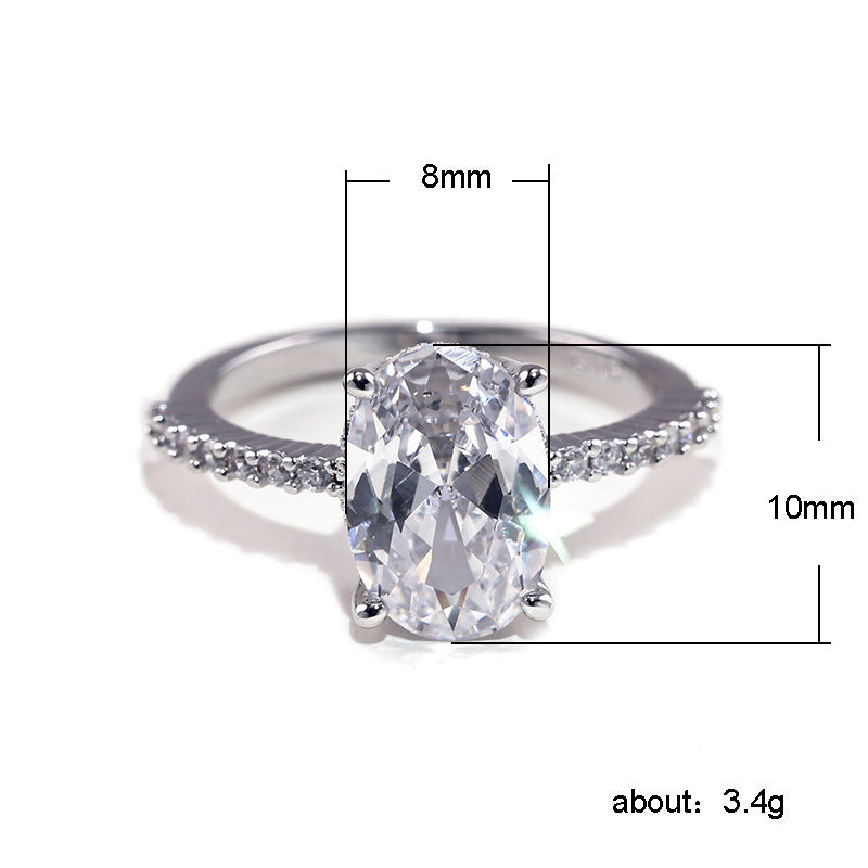 P5QA4J  Popular Moissanite Jewelry Wedding Diamond Ring
