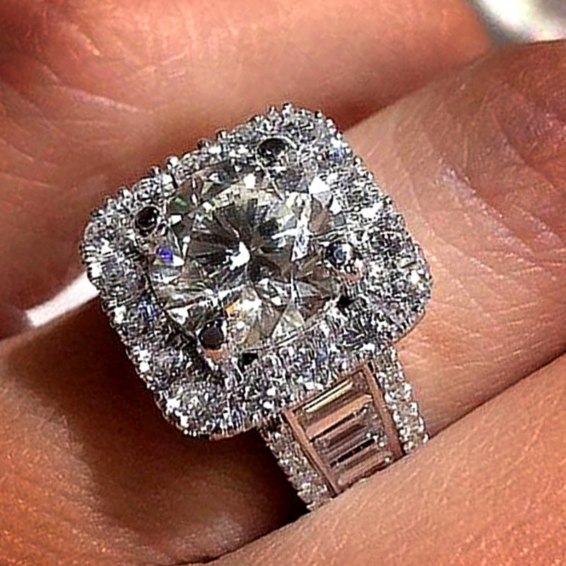P5QA33J  Popular Moissanite Jewelry Wedding Diamond Ring