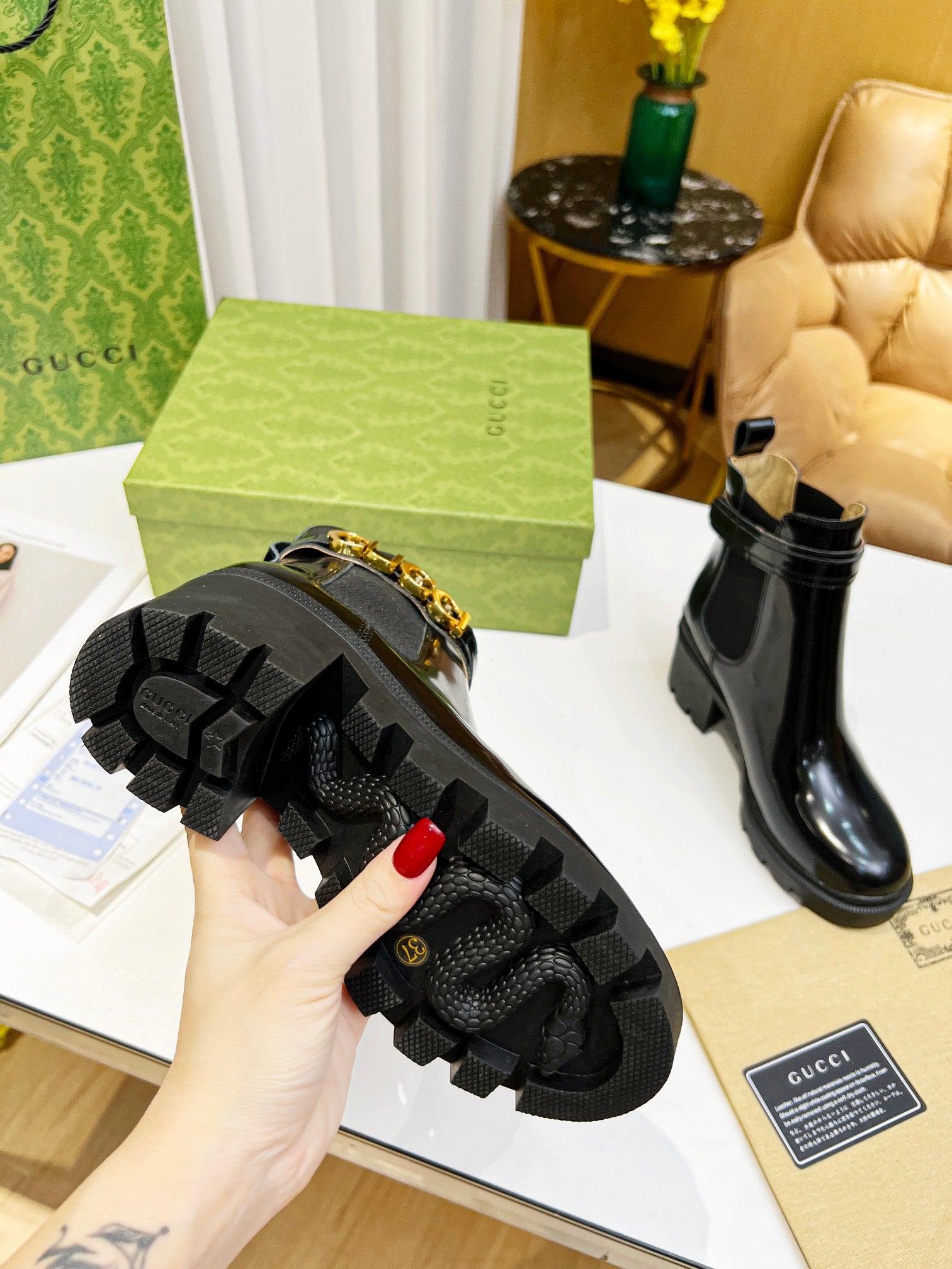 Z2XB196 Popular leather boot (top layer leather lining)
