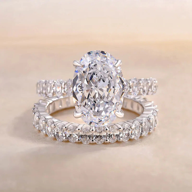 P5ZA1J Popular Moissanite Jewelry Wedding Diamond Ring