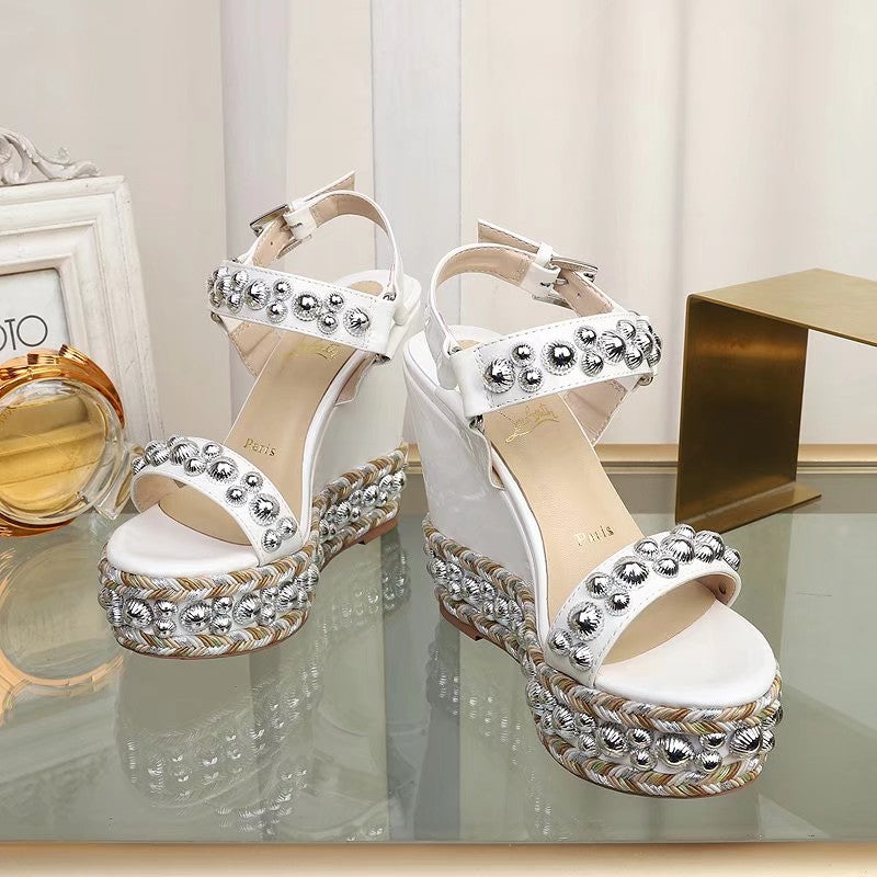 Z2ZA48 Popular leather High heels 12cm heel