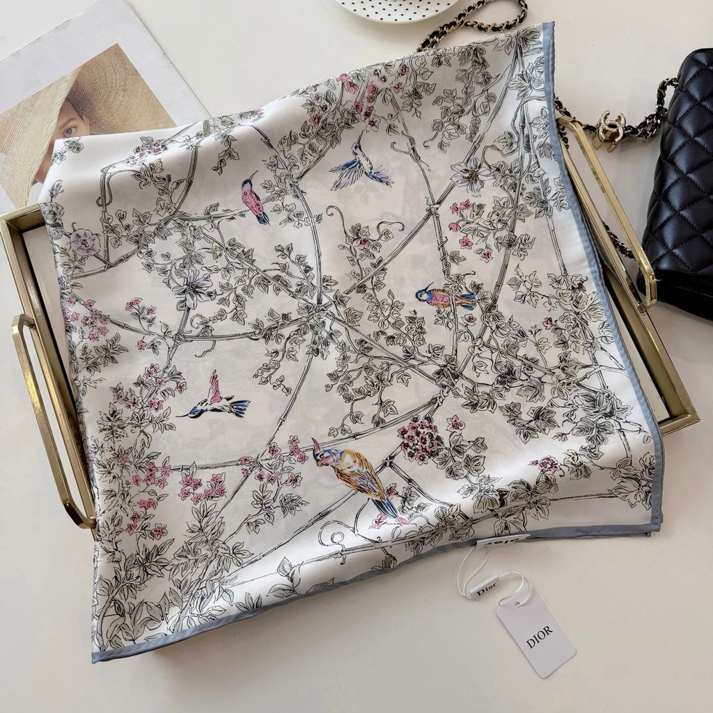 W1N36D19 Popular Silk Scarve