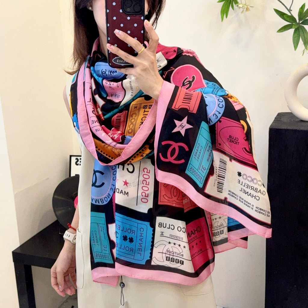 W1Z35C198  Popular Silk Scarve