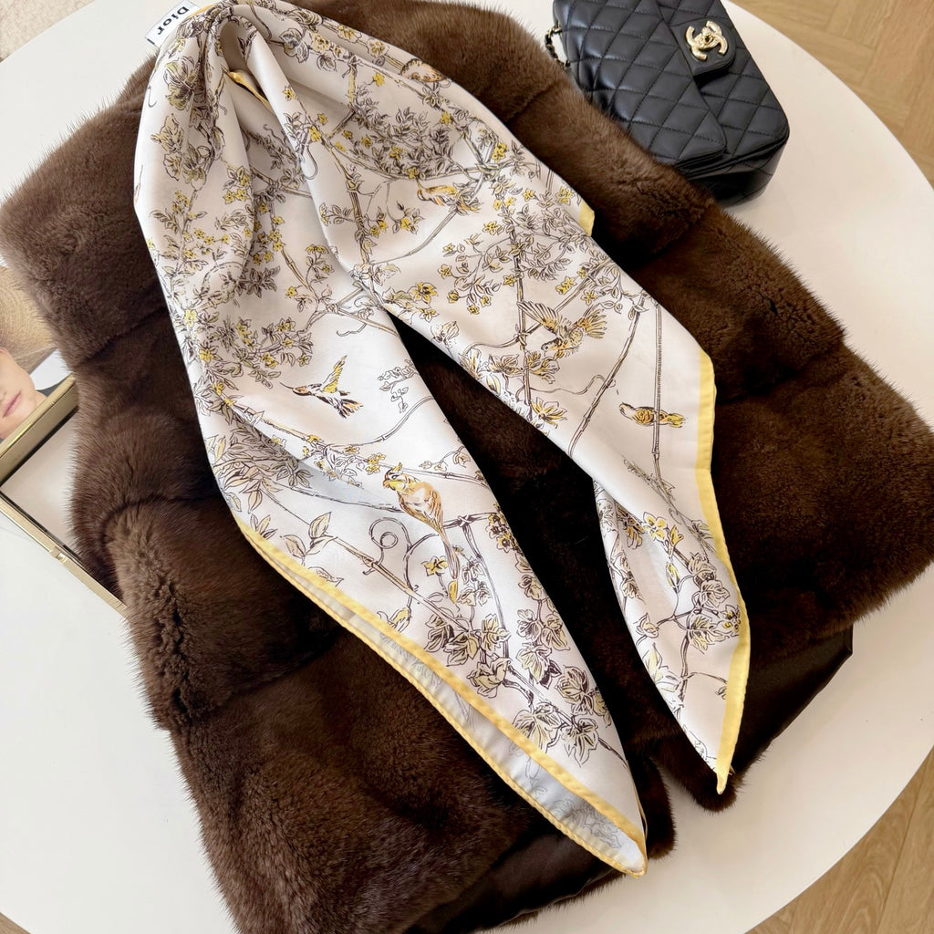 W1N36D19 Popular Silk Scarve