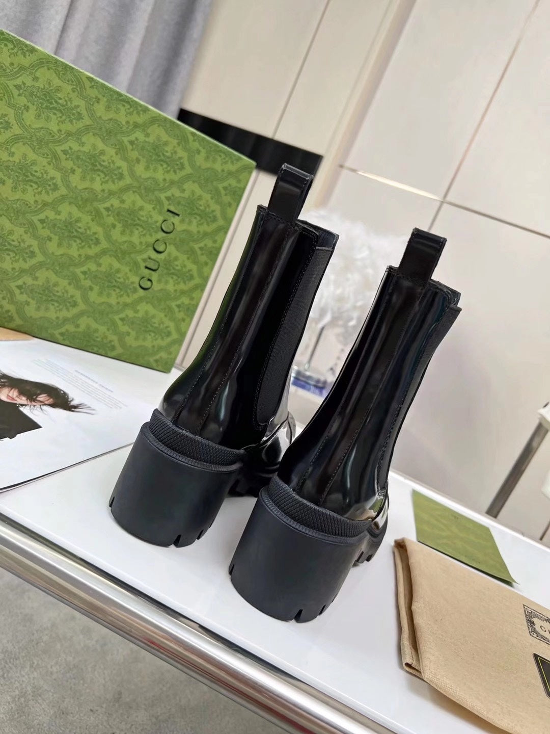 Z2XB198 Popular leather boot (top layer leather lining)