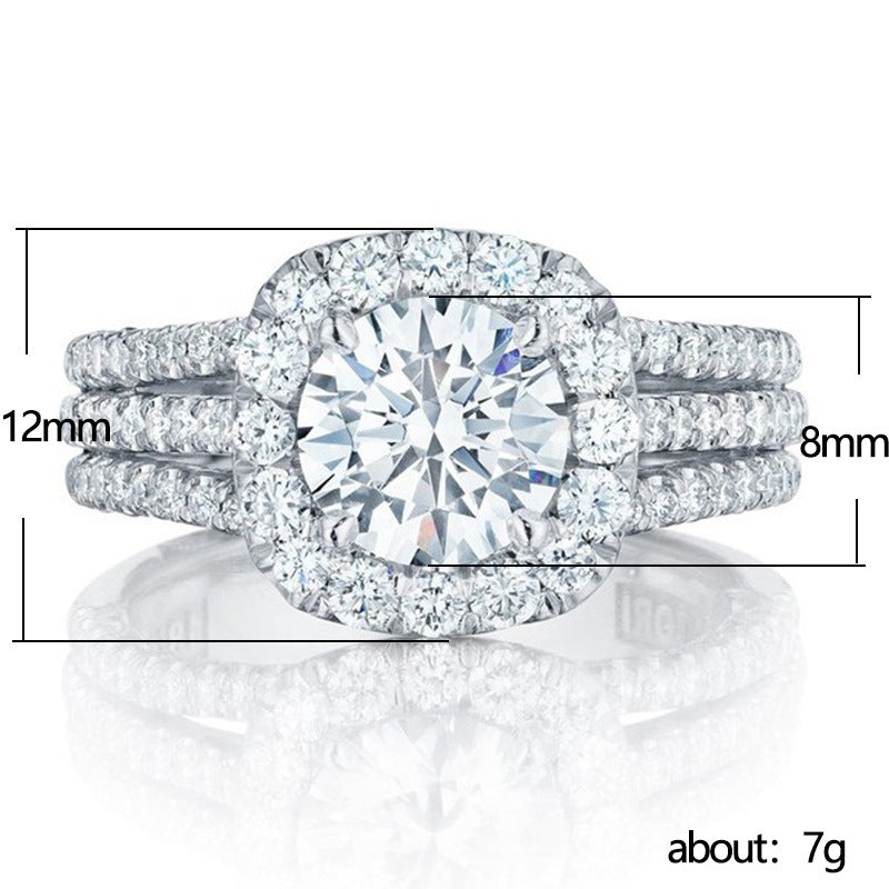 P5QA3J  Popular Moissanite Jewelry Wedding Diamond Ring