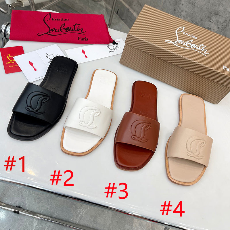 Z2XA32 Popular leather Slippers