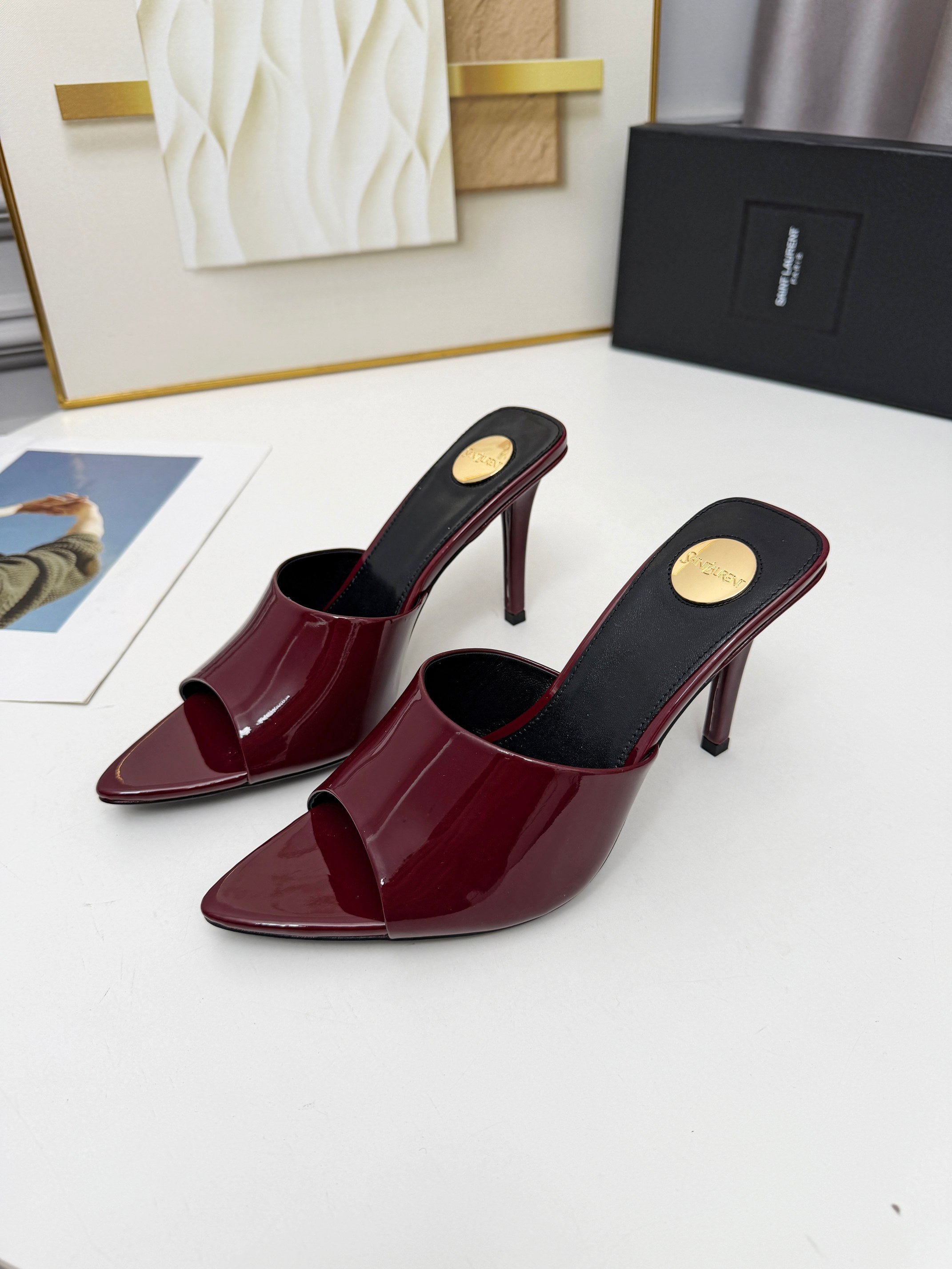 Z2P36SL6 Popular high-quality leather Shoes(heel-height 9cm)