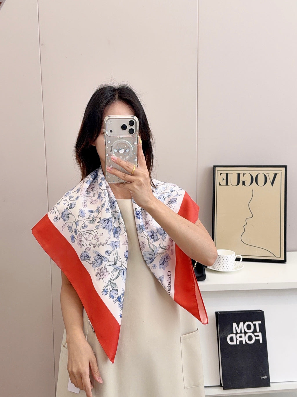 W1N36D20 Popular Silk Scarve