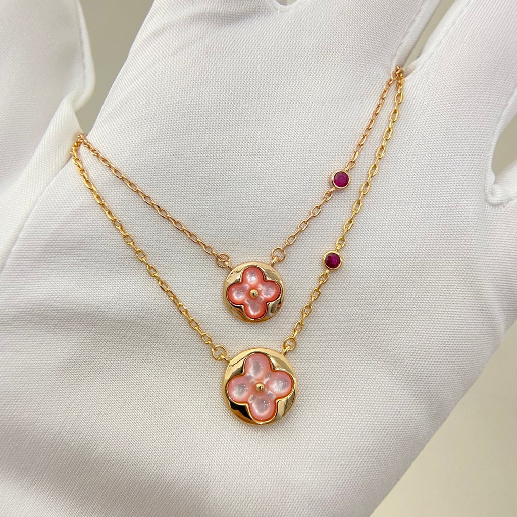 X5N76E22X Popular Necklaces（A set of two items)