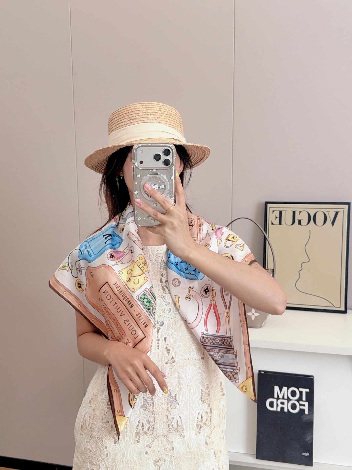 W1N36E18 Popular Silk Scarve