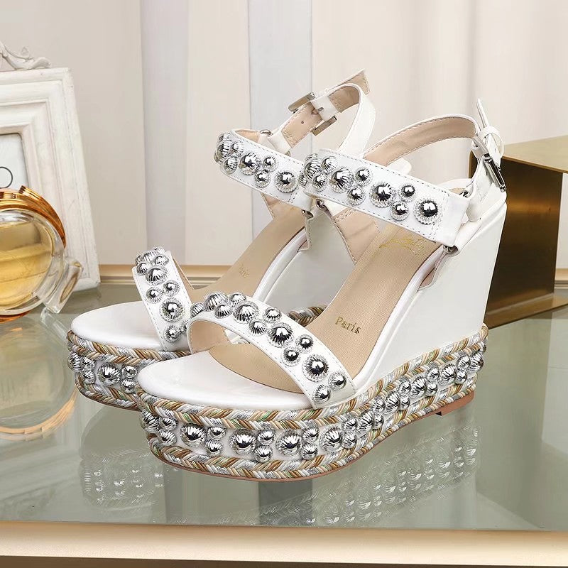 Z2ZA48 Popular leather High heels 12cm heel