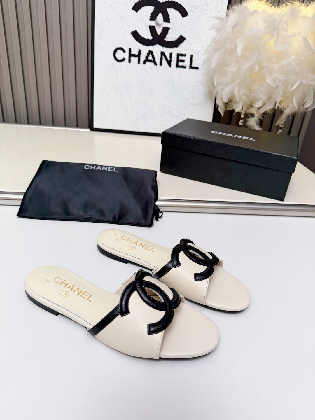 ZPX76C7  Popular high-quality leather slippers