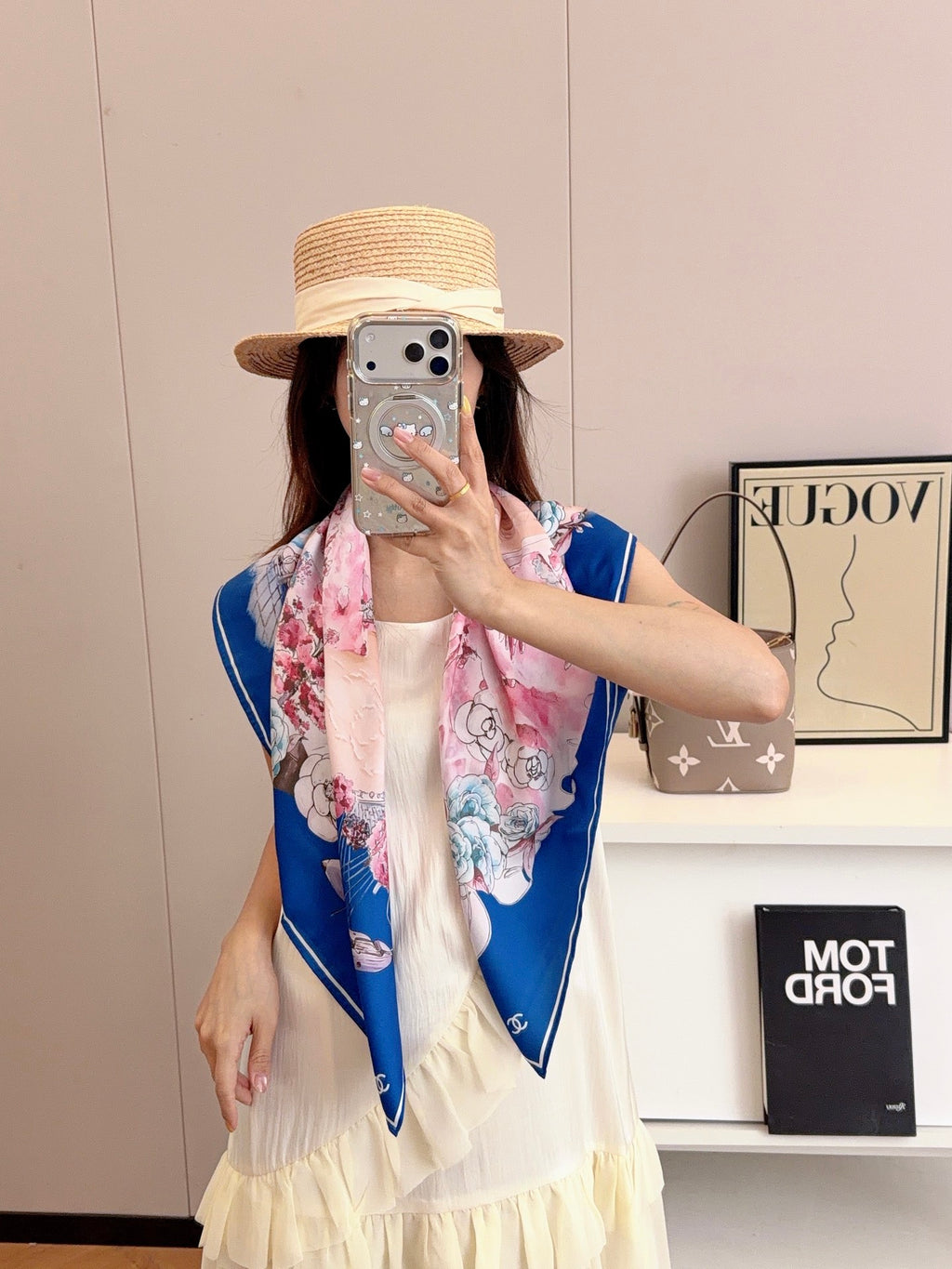 W1N36C15 Popular Silk Scarve