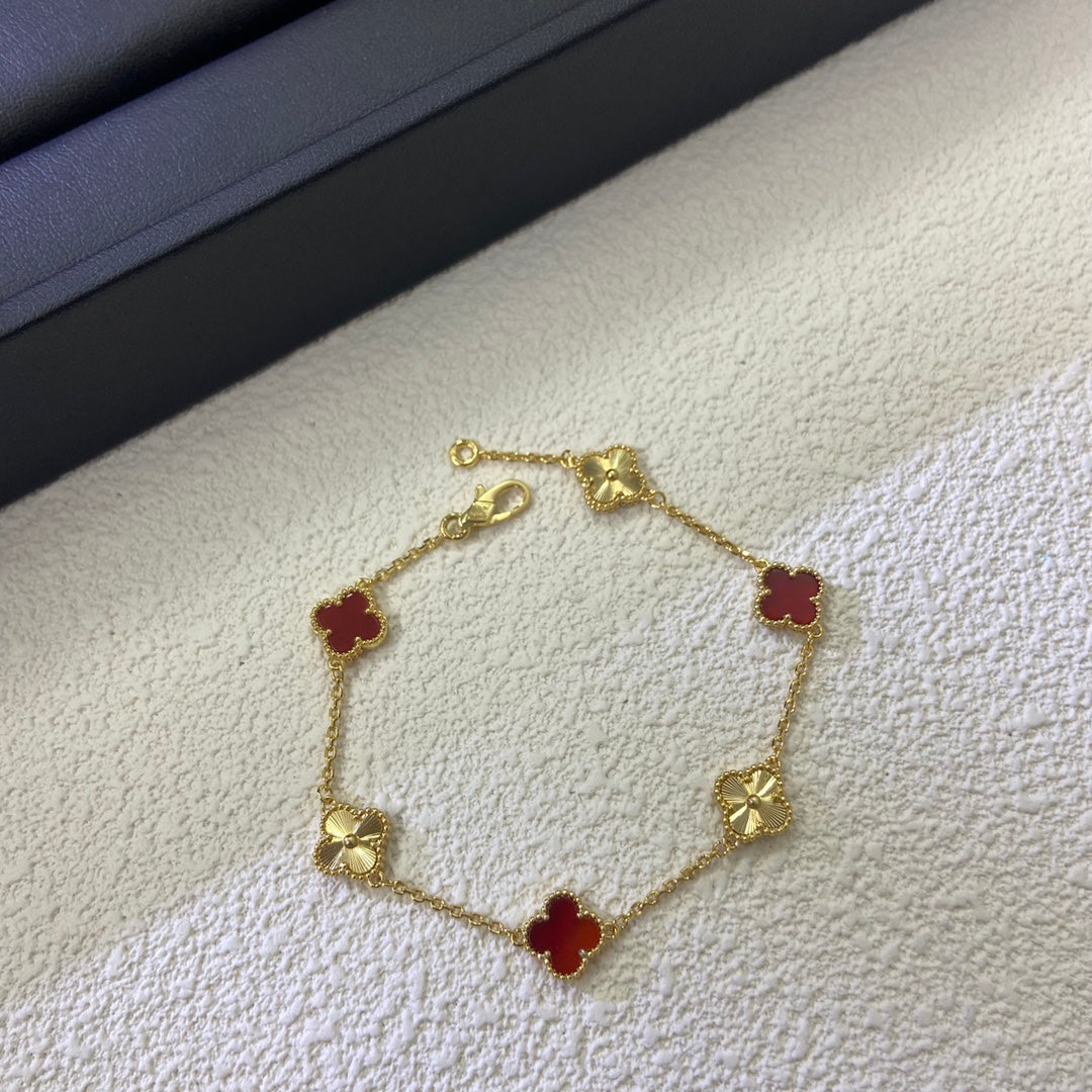 X5X63VA190K  Popular  6 flowers bracelets+2 flowers earrings