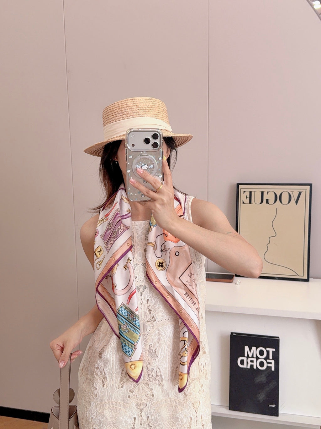 W1N36E18 Popular Silk Scarve
