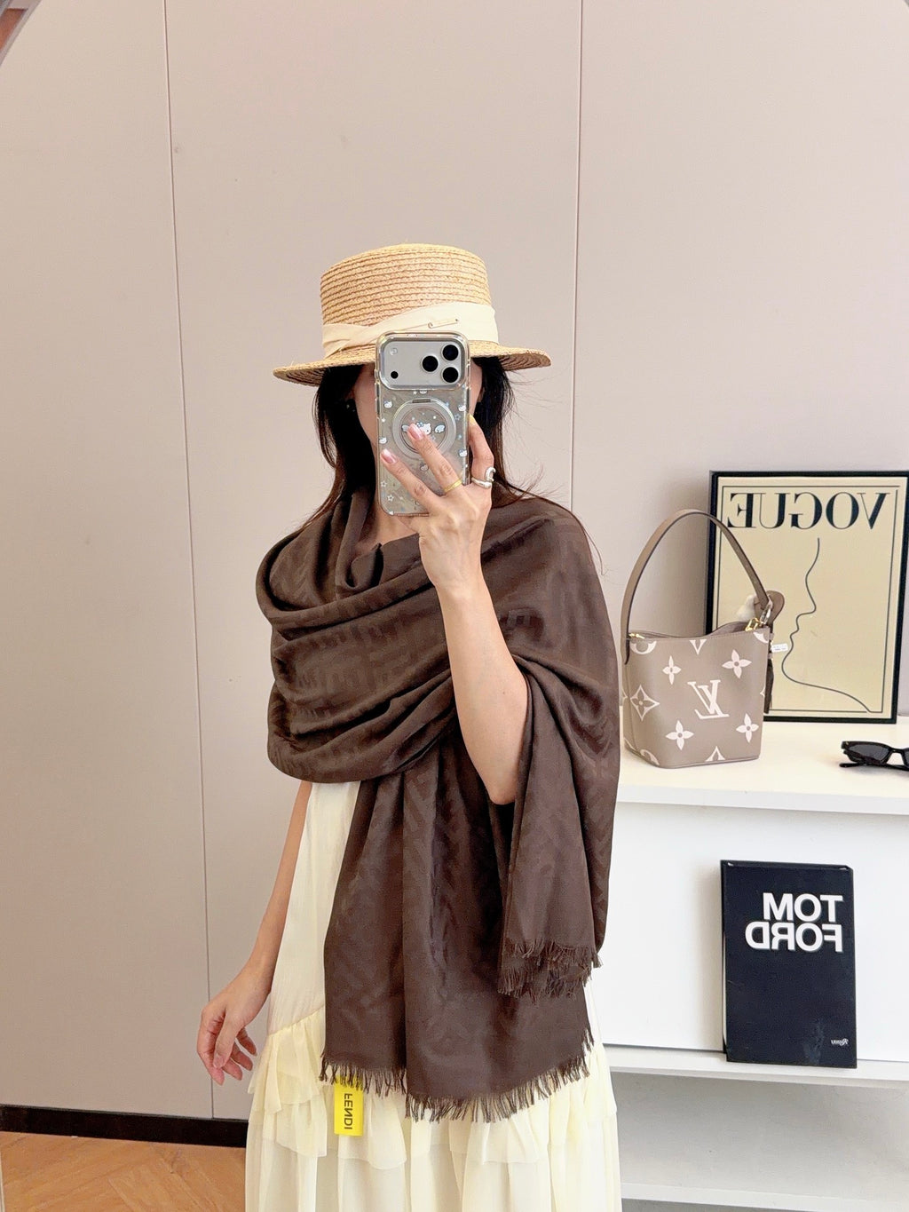 W1N36F16 Popular Silk Scarve