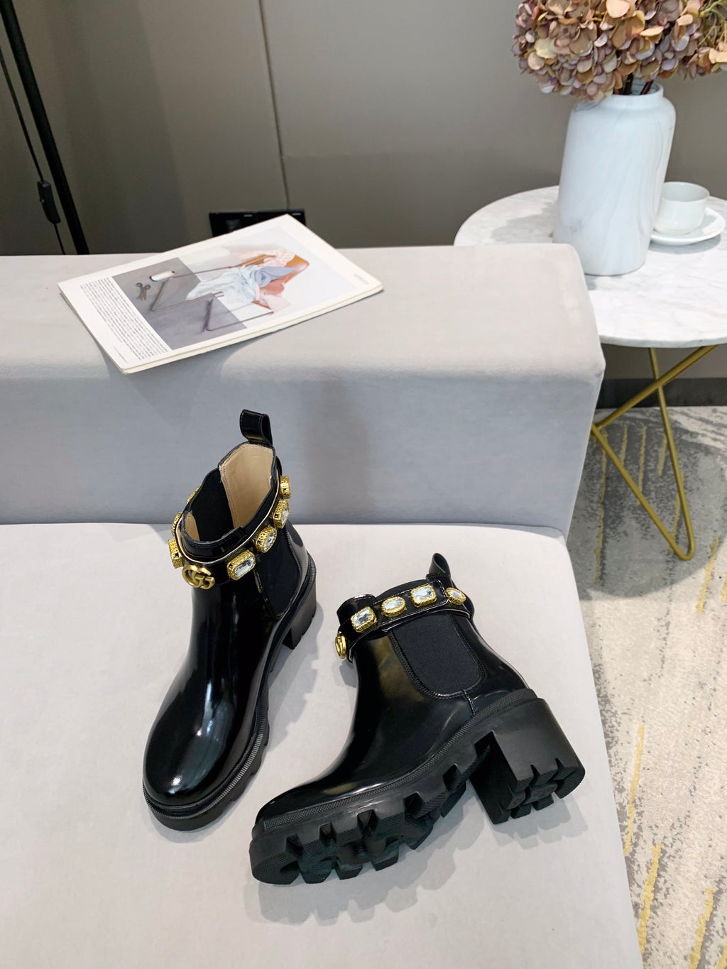 Z2XB194 Popular leather boot (top layer leather lining)
