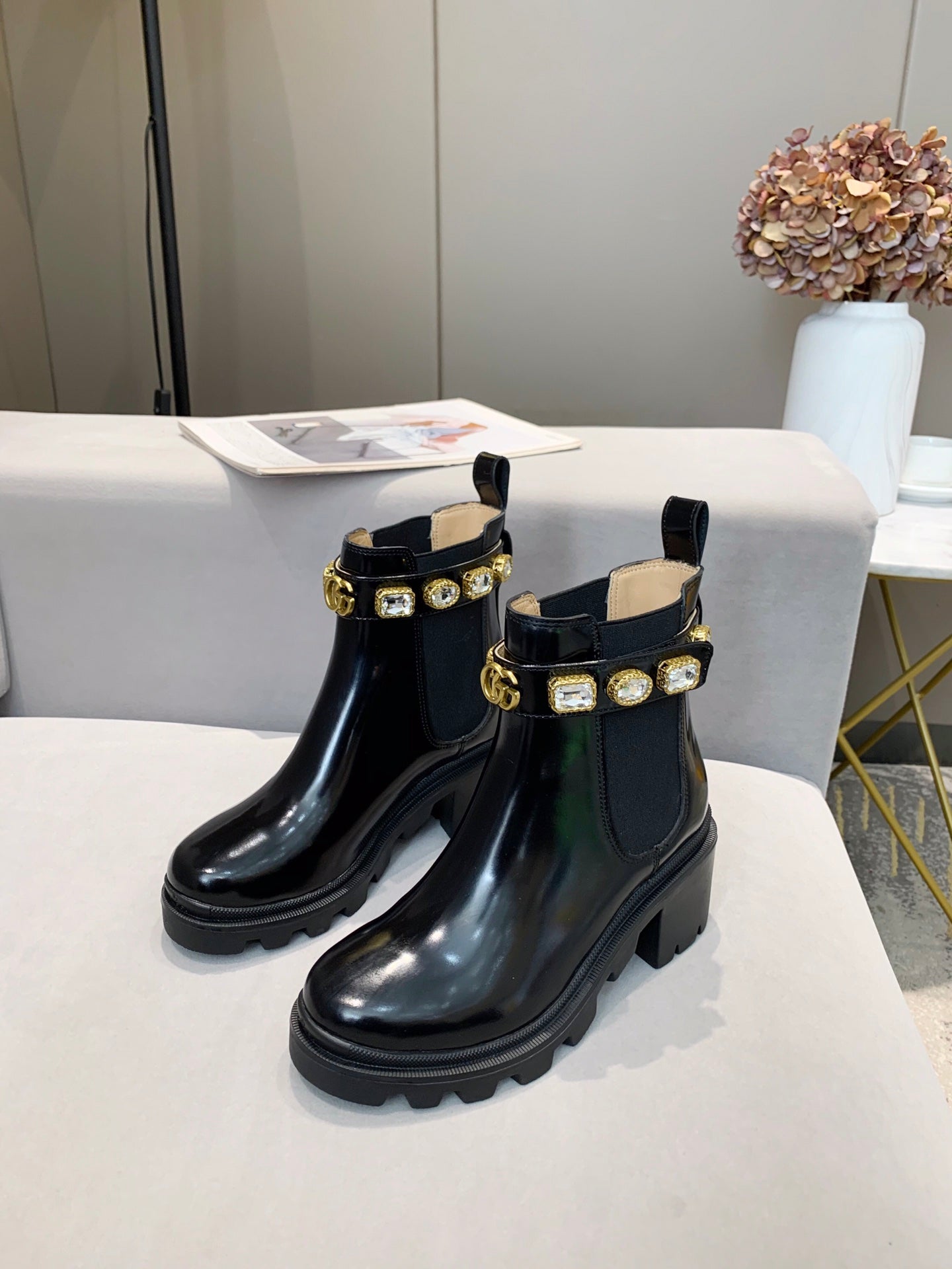 Z2XB194 Popular leather boot (top layer leather lining)