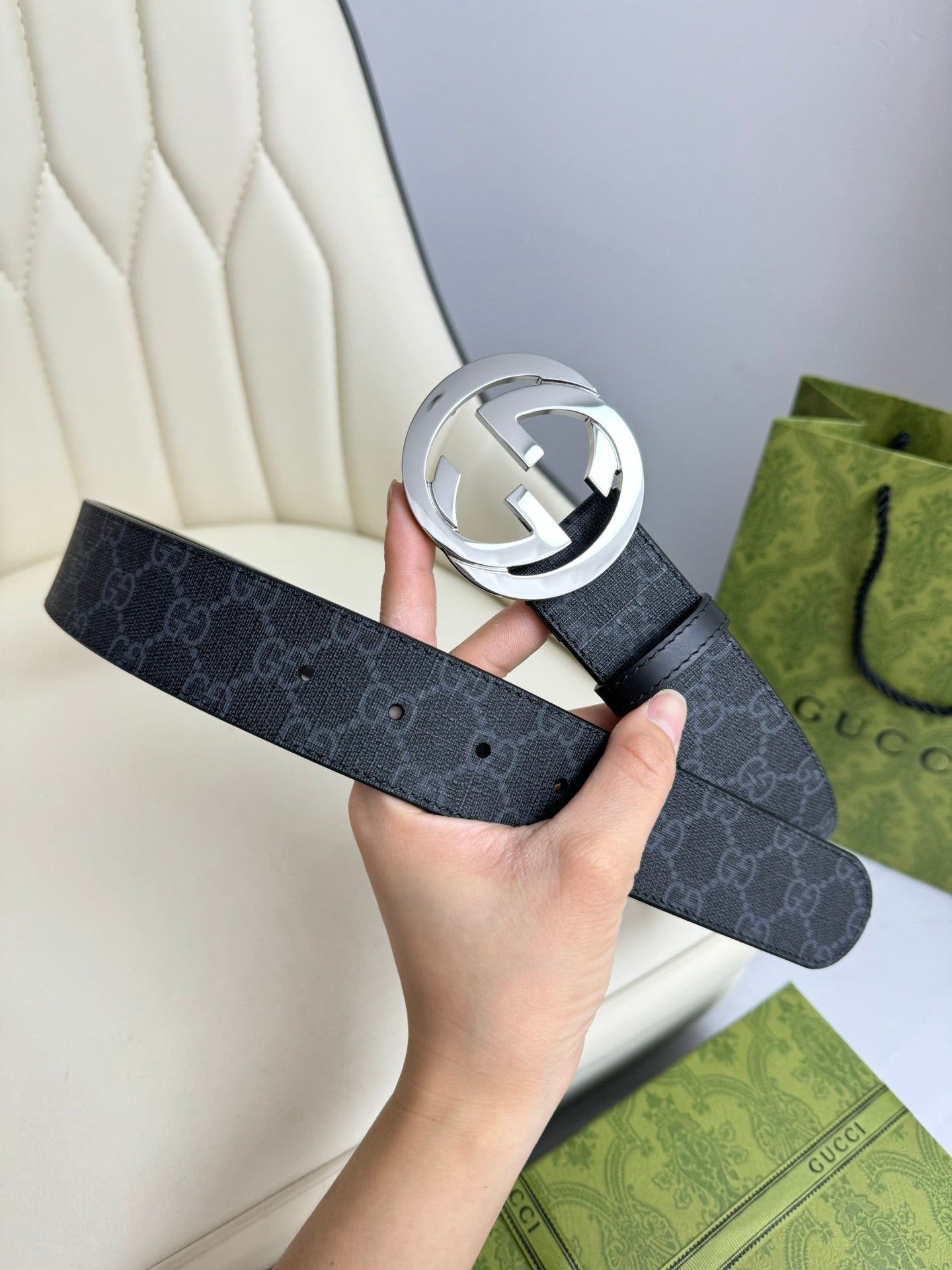 P1N95B3 Popular  high-quality leather belt