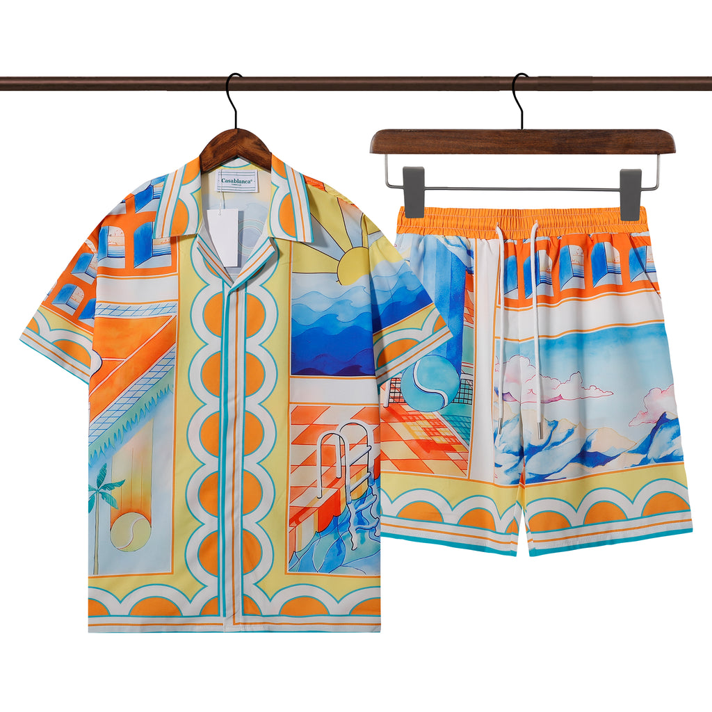 U1R35A138 Popular shirt and shorts set