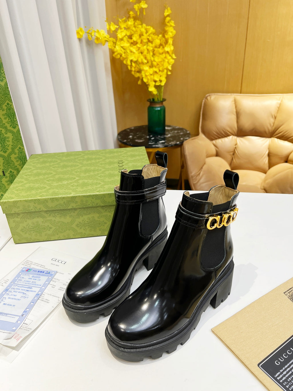 Z2XB196 Popular leather boot (top layer leather lining)