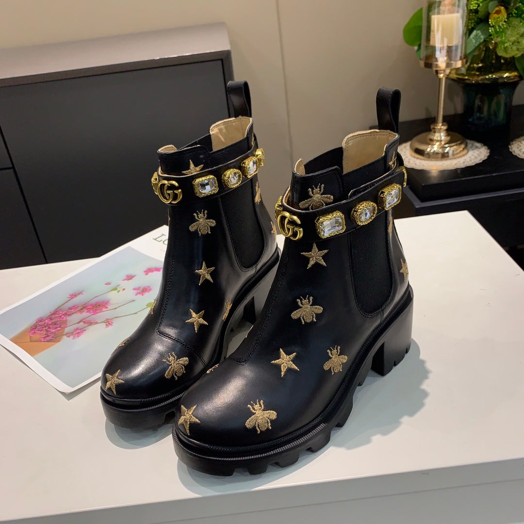 Z2XB199 Popular leather boot (top layer leather lining)