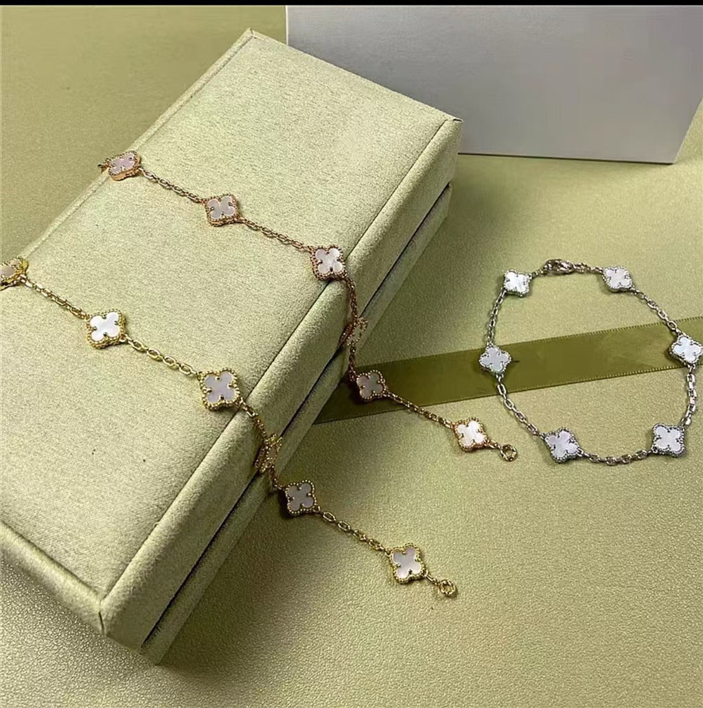 X5X94VA183K  Popular bracelets 6 flowers mini size 0.9cm flower