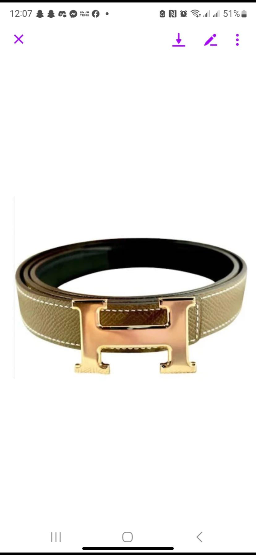 P1Y113H125 Popular    High quality belt With full package