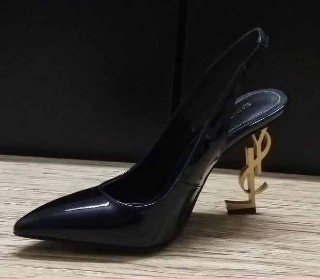 Z2XSL154 Popular leather high heels(10.5cm)