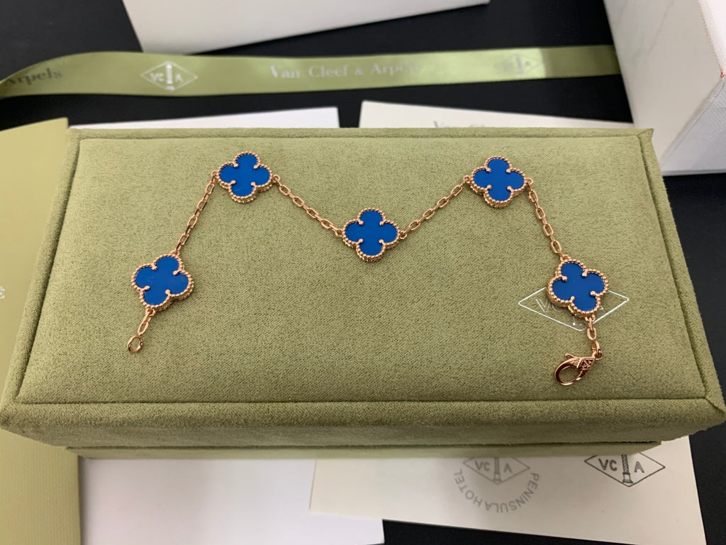X5X53VA180K  Popular bracelets 5 flowers normal size1.5cm flower