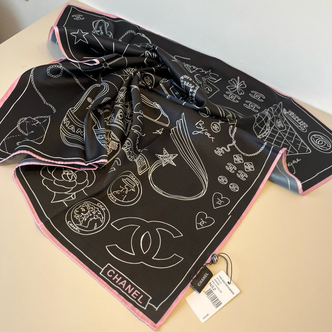W1N36C22 Popular Silk Scarve