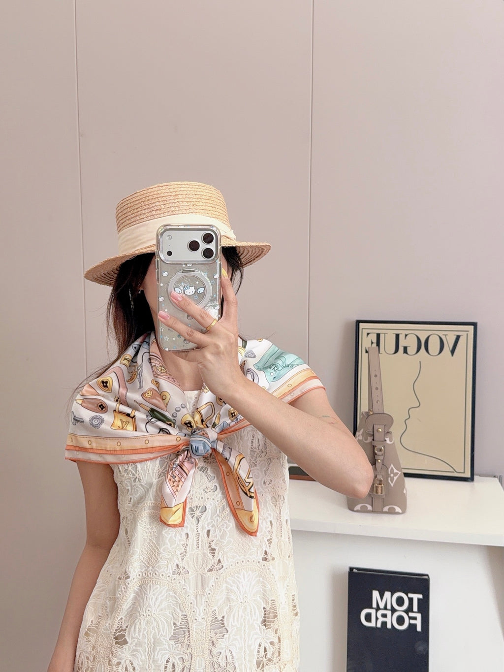W1N36E18 Popular Silk Scarve