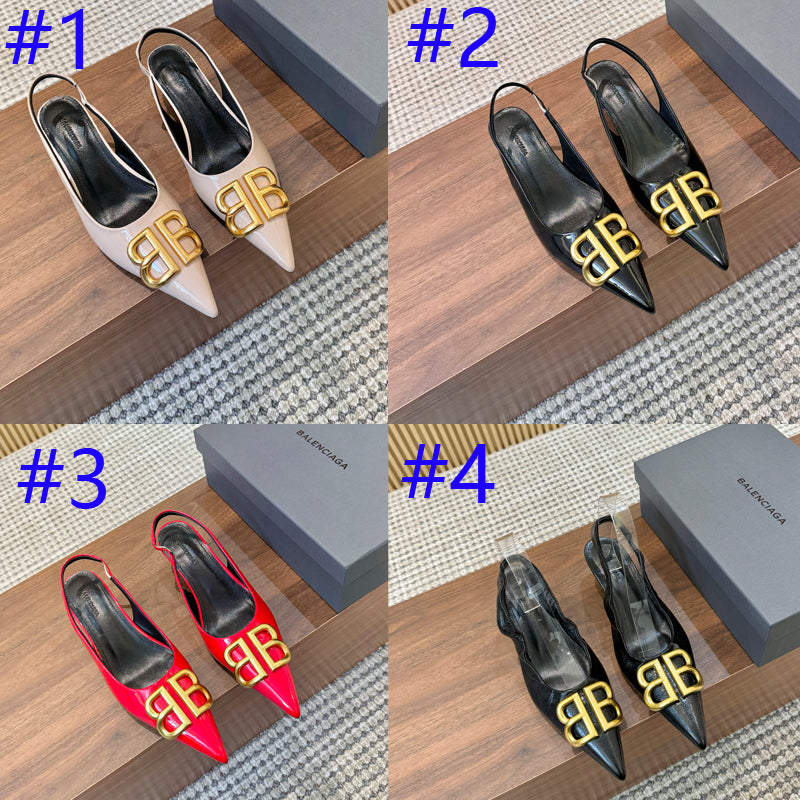 Z2Q55J45 Popular  leather High heels